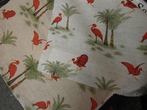 Ткани Tradescant and Son коллекция Ibis Toile De Jouy, цвет красочный,